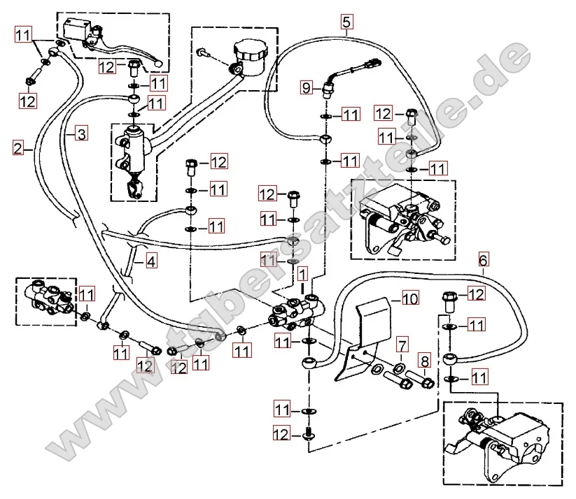 Bremsanlage hinten Bremsanlage hinten