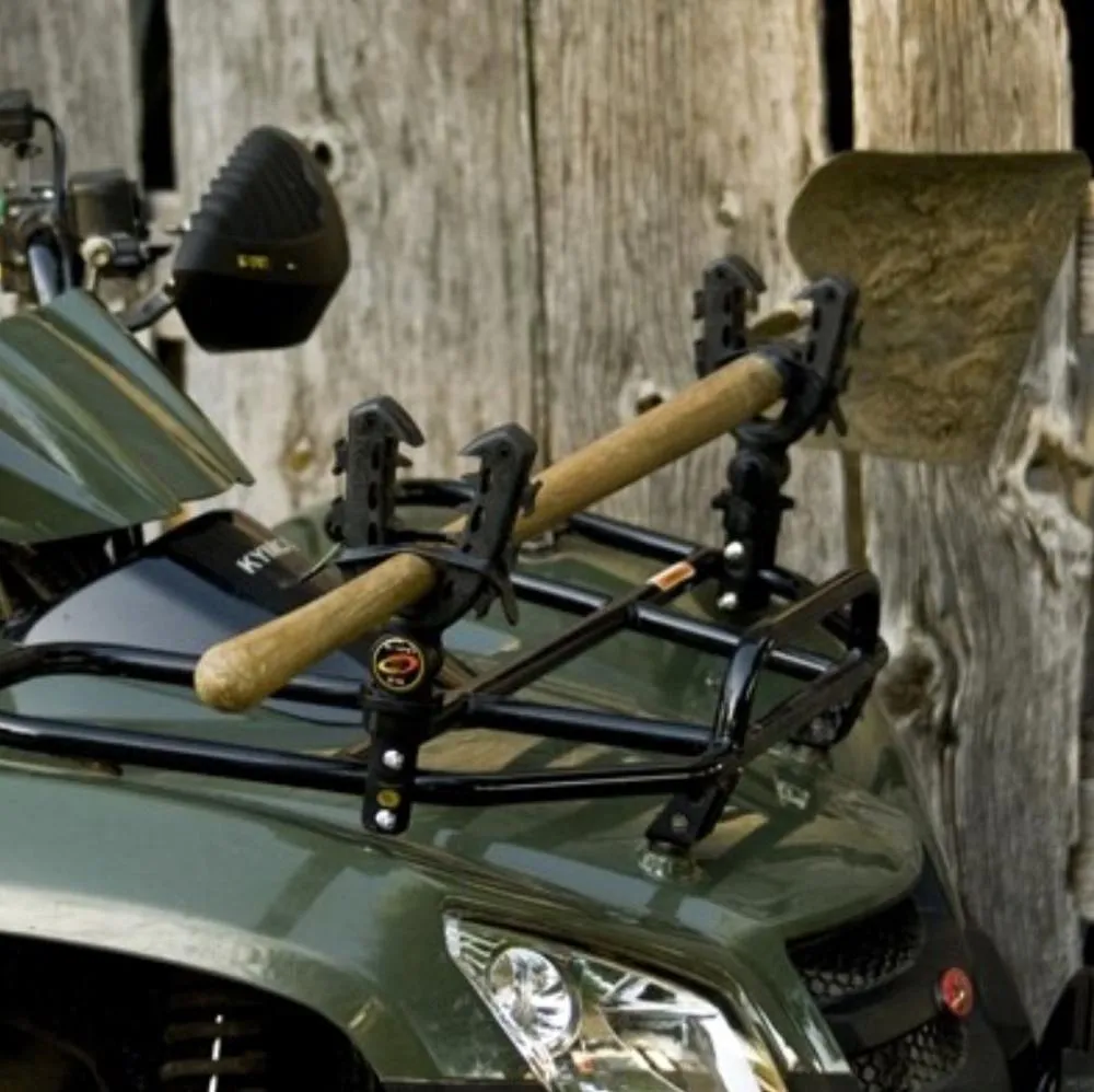 Kolpin Rhino Grip XL - Single Clip - 2 Stück - Werkzeug / Waffen Halterung - Gitterrohr Gepäckträger