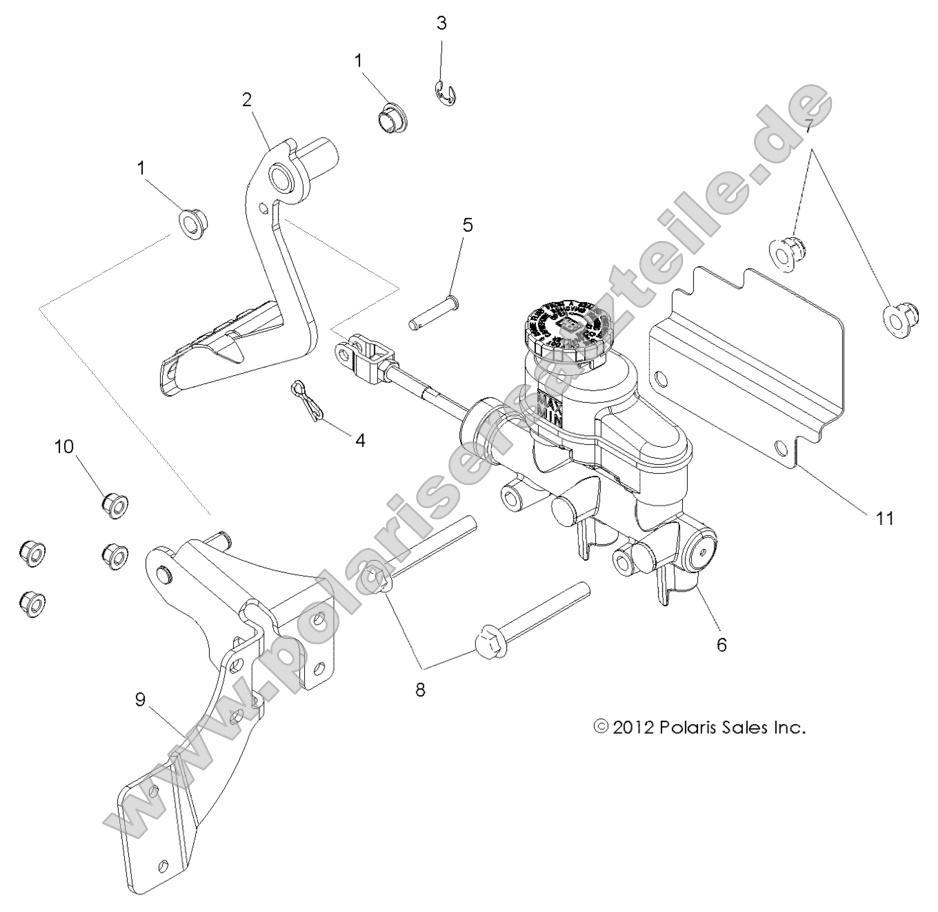 Brakes, Pedal and Master Cylinder