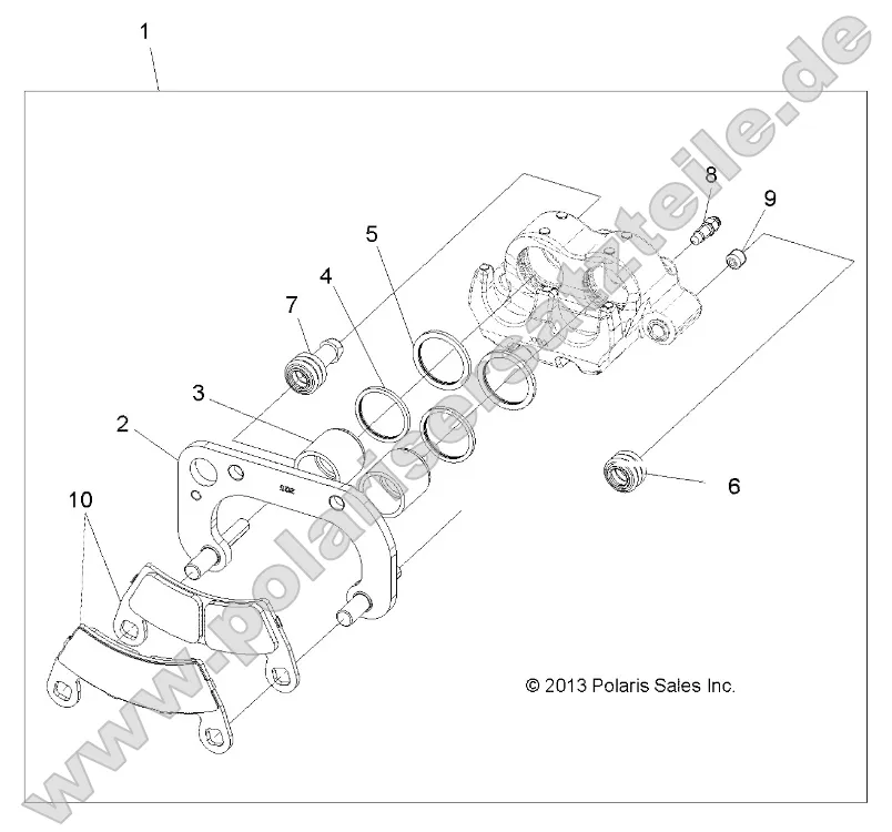 Brakes, Caliper, Front Brakes, Caliper, Front