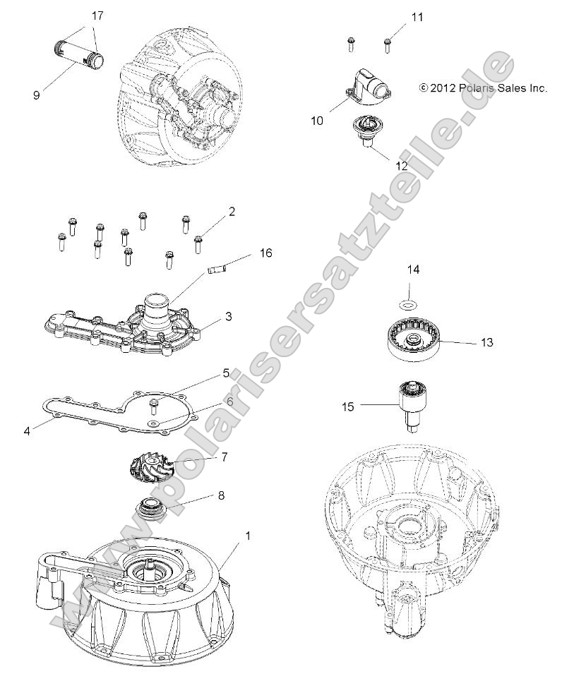 Engine, Cooling System and Water Pump Engine, Cooling System and Water Pump