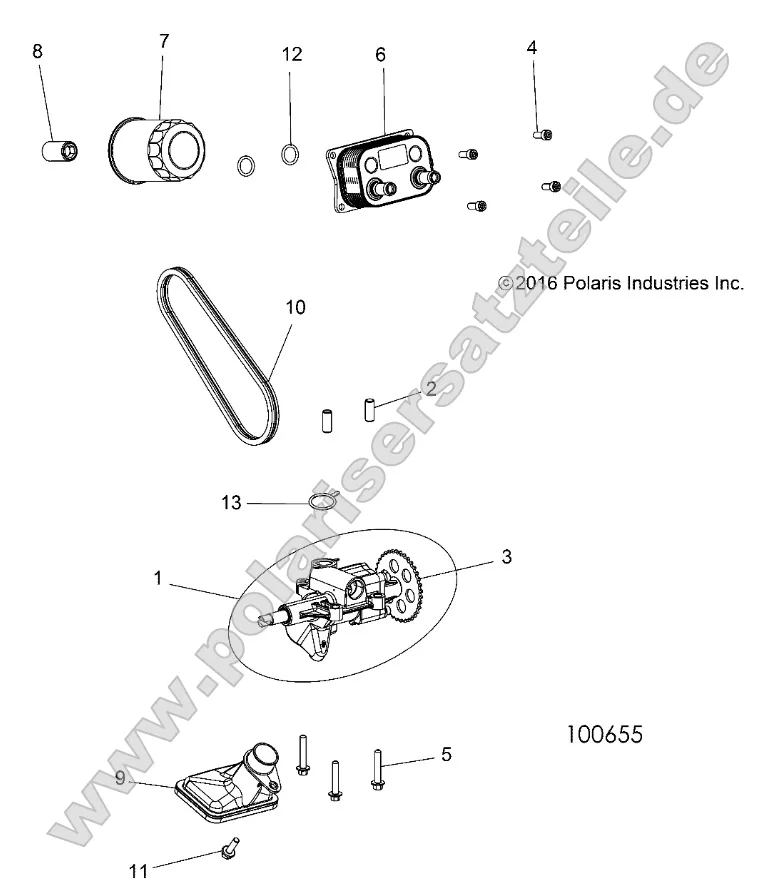 Engine, Oil Pump and Oil Cooler Engine, Oil Pump and Oil Cooler