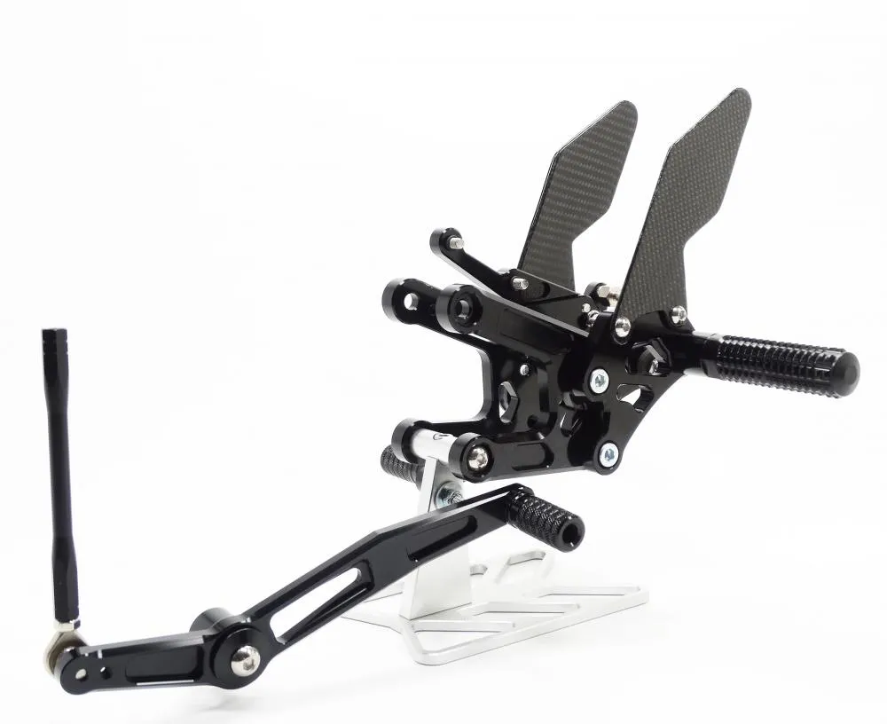 TMP_Fussrastenanlage_Yamaha_R6_2017__Hauptansicht TMP Racing Fußrastenanlage Factory schwarz Yamaha YZF R6 2017-