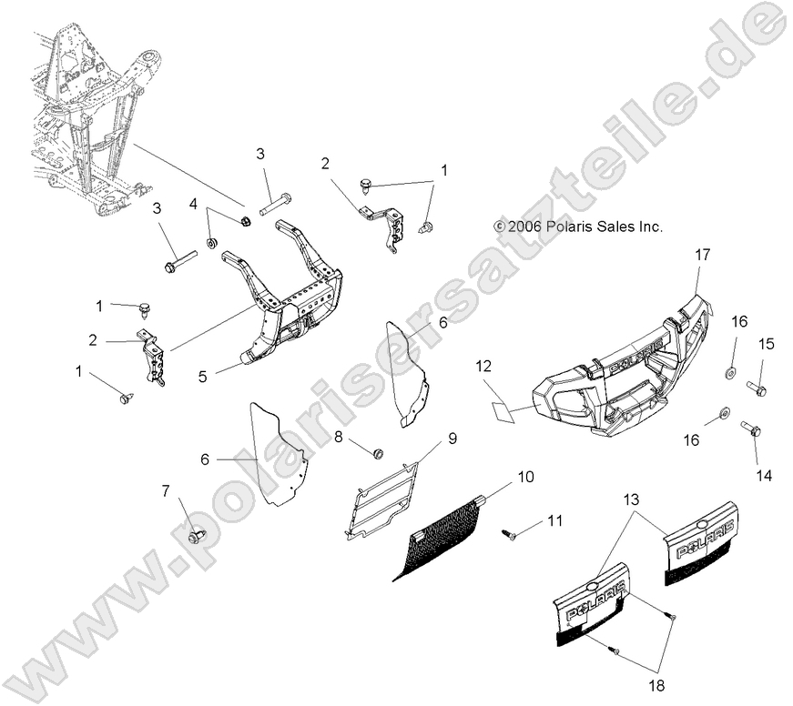 BUMPER MOUNTING BUMPER MOUNTING