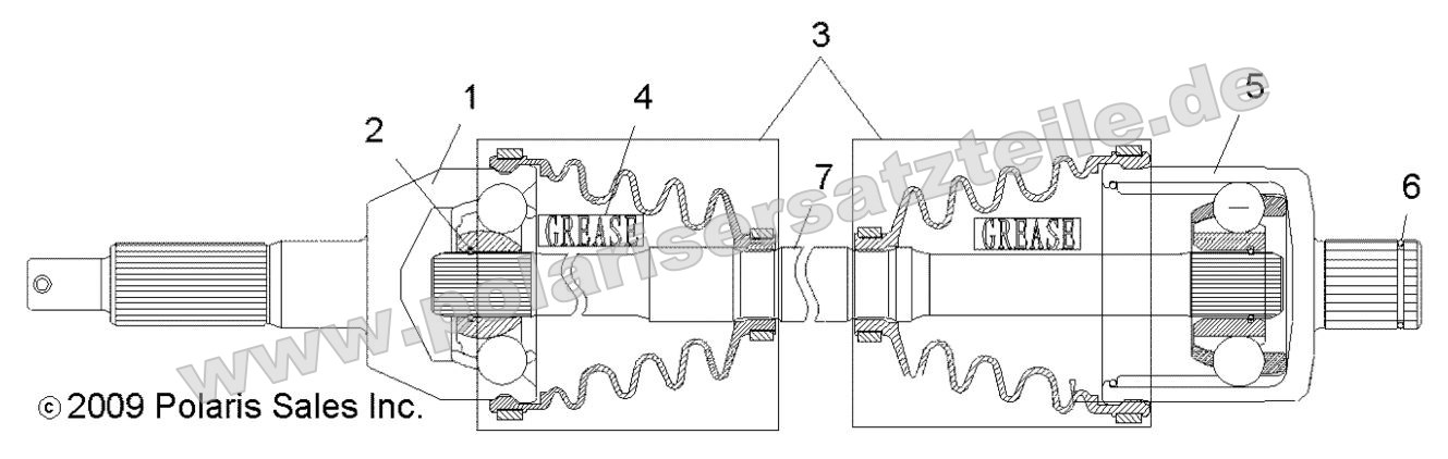 Drive Train, Rear Drive Shaft Drive Train, Rear Drive Shaft