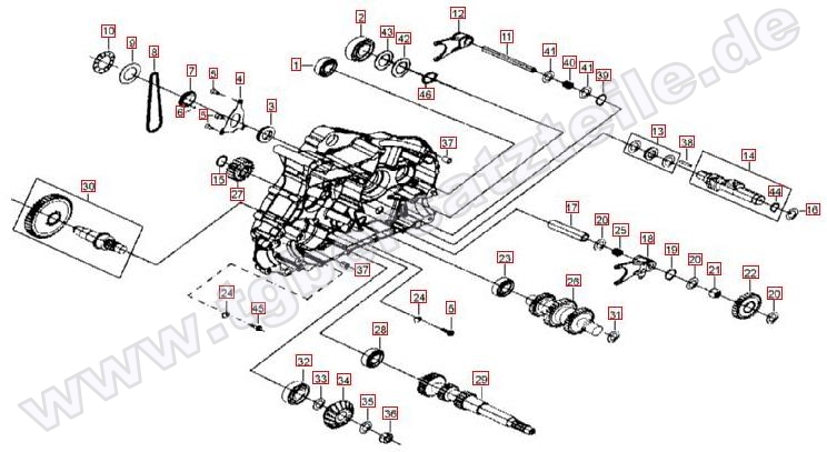 Motorgehäuse links (2)
