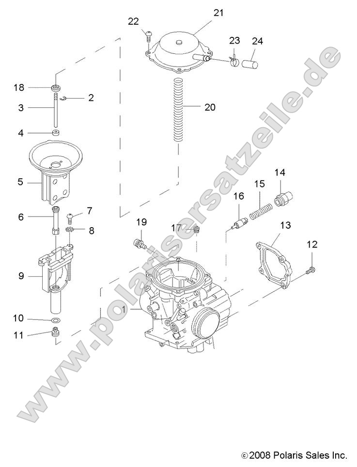 Engine, Carburetor, Upper Engine, Carburetor, Upper