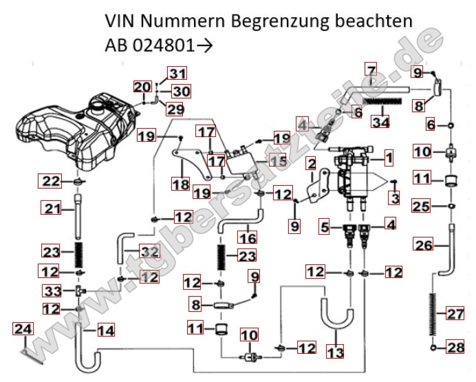 Benzinpumpe ab VIN 024801