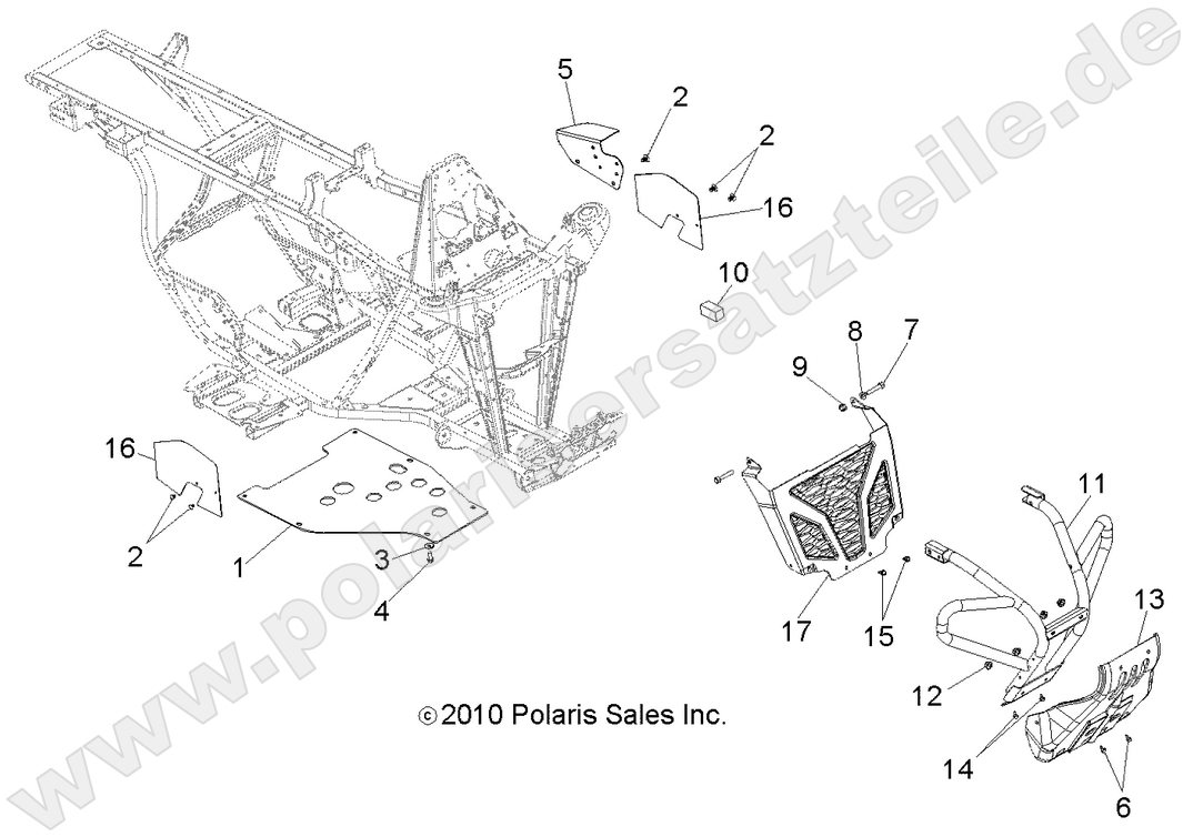 CHASSIS, FRONT BUMPER CHASSIS, FRONT BUMPER
