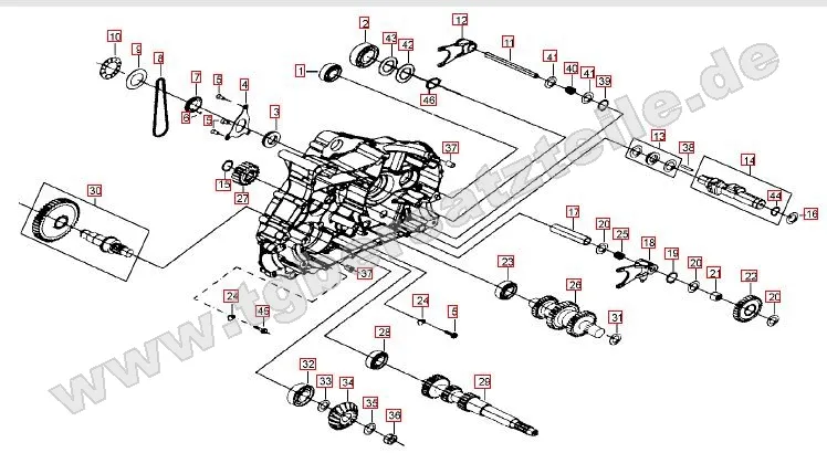Motorgehäuse links (2) Motorgehäuse links (2)