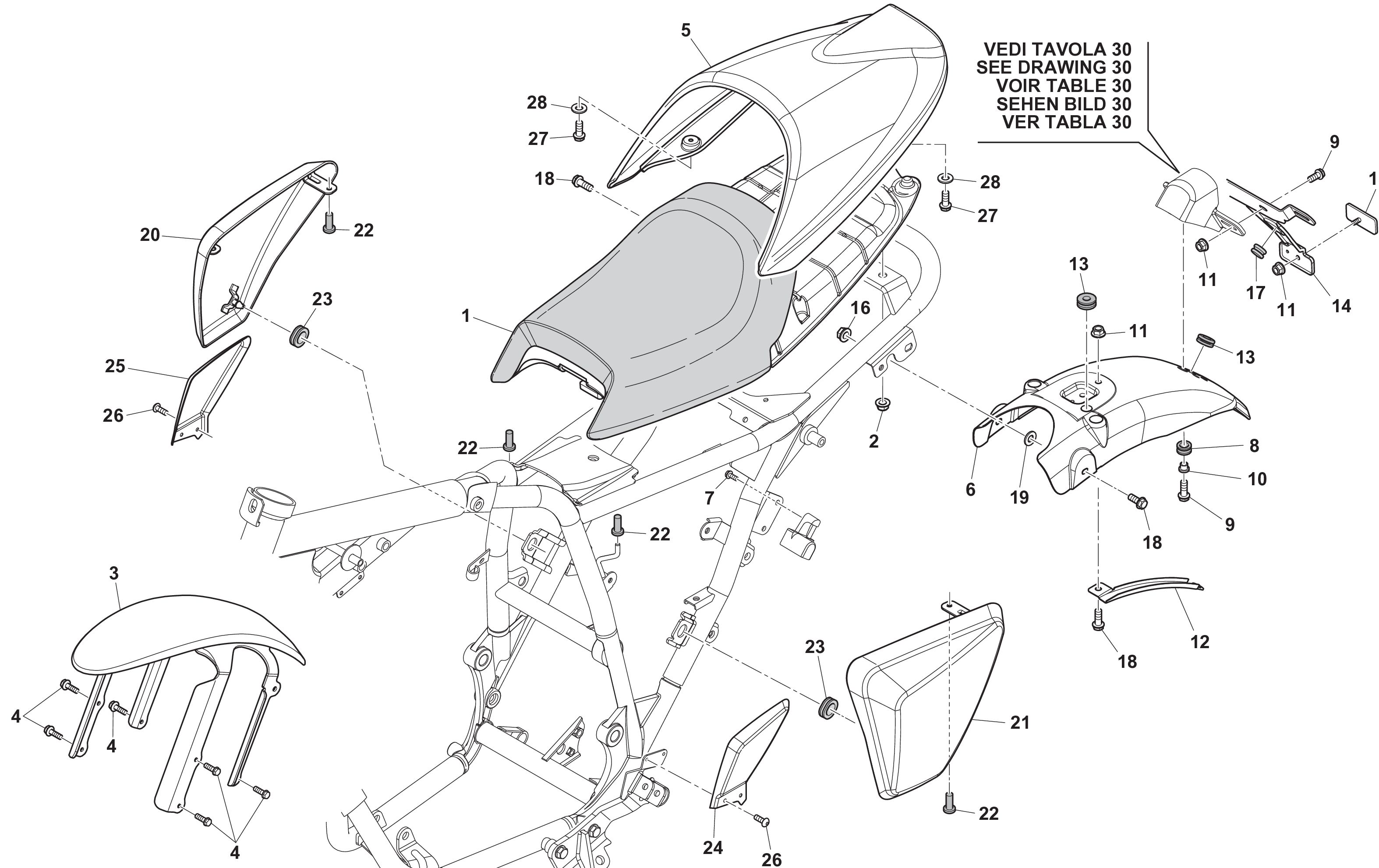 Verkleidung - Sitzbank Verkleidung - Sitzbank