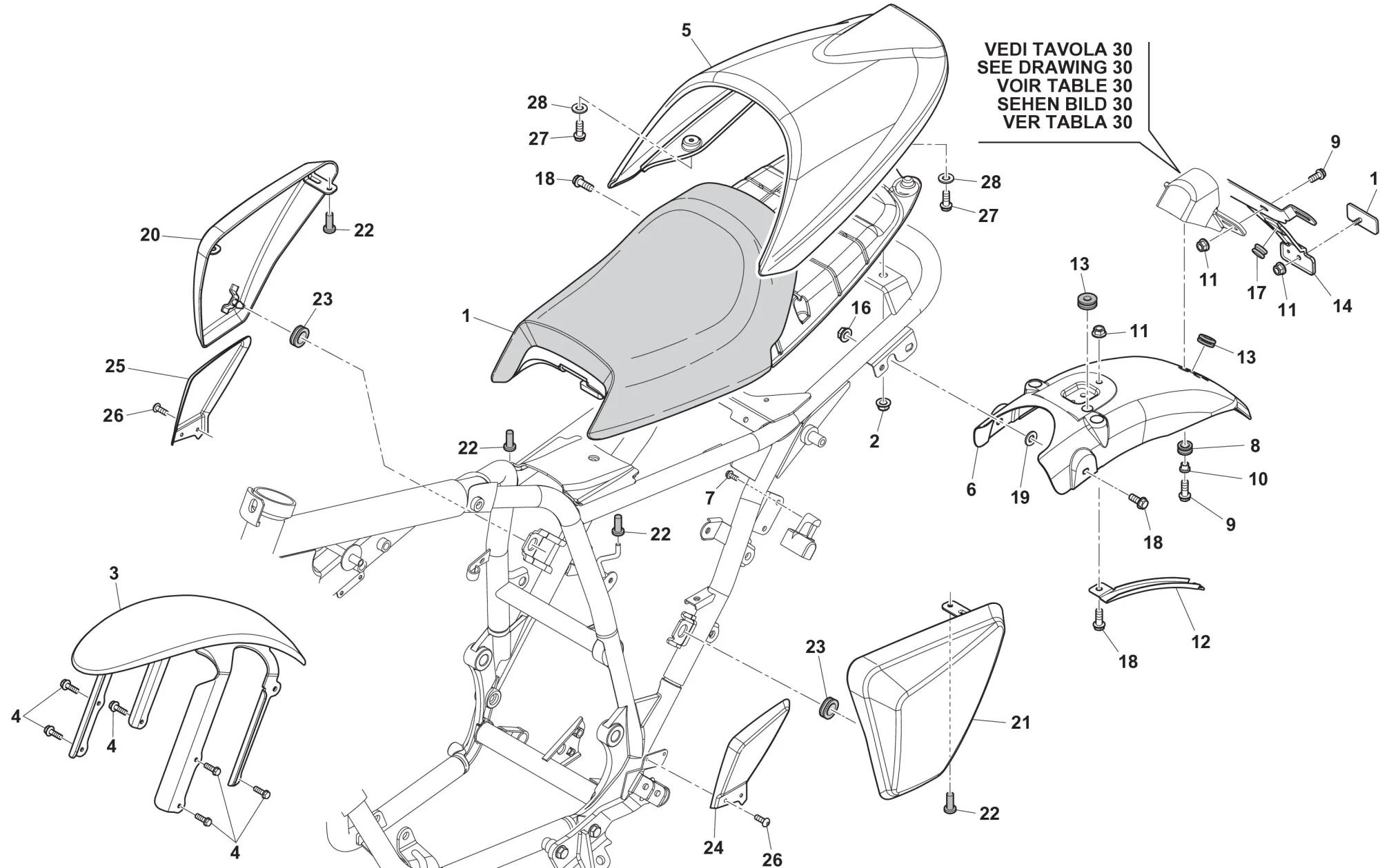 Verkleidung - Sitzbank Verkleidung - Sitzbank
