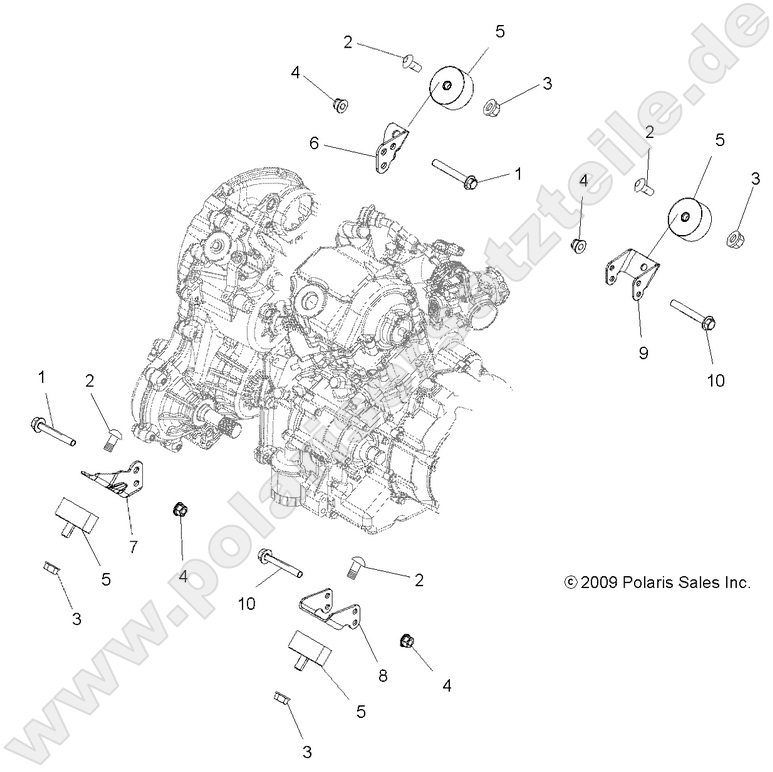 ENGINE, MOUNTING ENGINE, MOUNTING