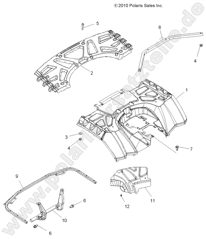 BODY, REAR CAB and REAR RACK