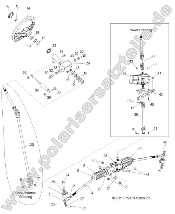 Steering, Steering Asm.