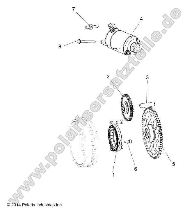Engine, Starter Drive Engine, Starter Drive
