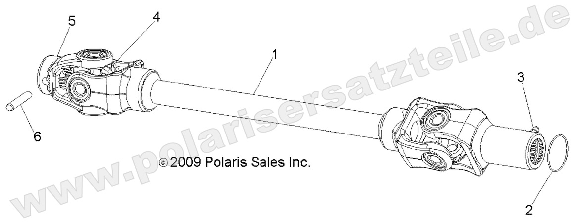 DRIVE TRAIN, FRONT PROP SHAFT DRIVE TRAIN, FRONT PROP SHAFT