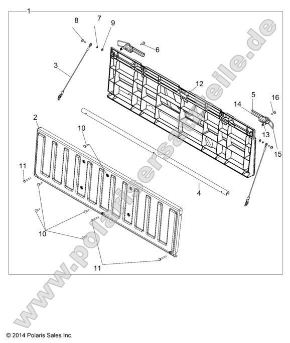 Body, Tailgate Asm. Body, Tailgate Asm.