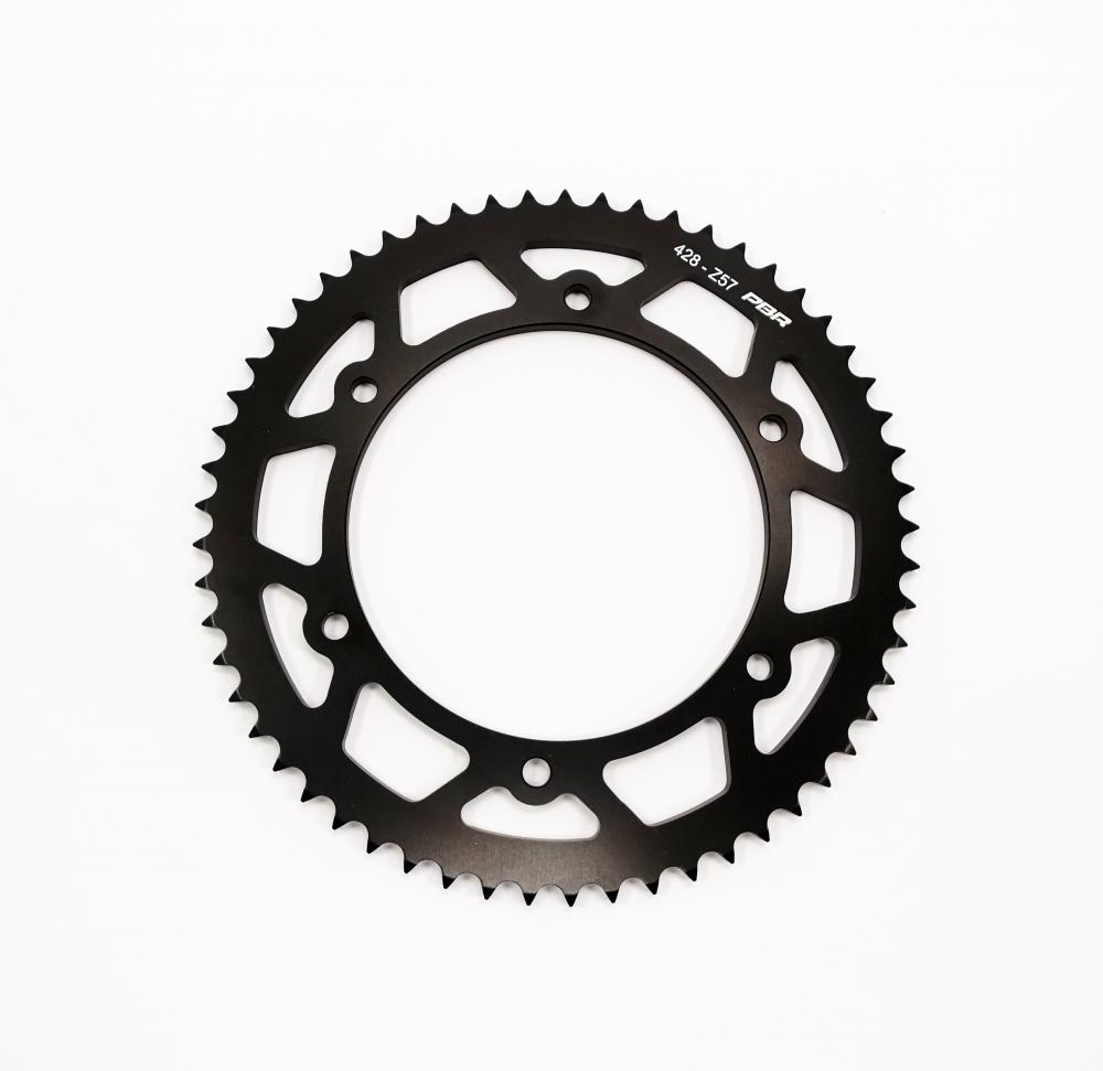 Fantic Original Kettenrad Aluminium schwarz hinten - 428 - 57