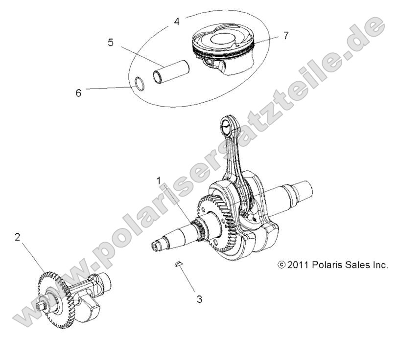Engine, Crankshaft, Piston and Balance Shaft Engine, Crankshaft, Piston and Balance Shaft
