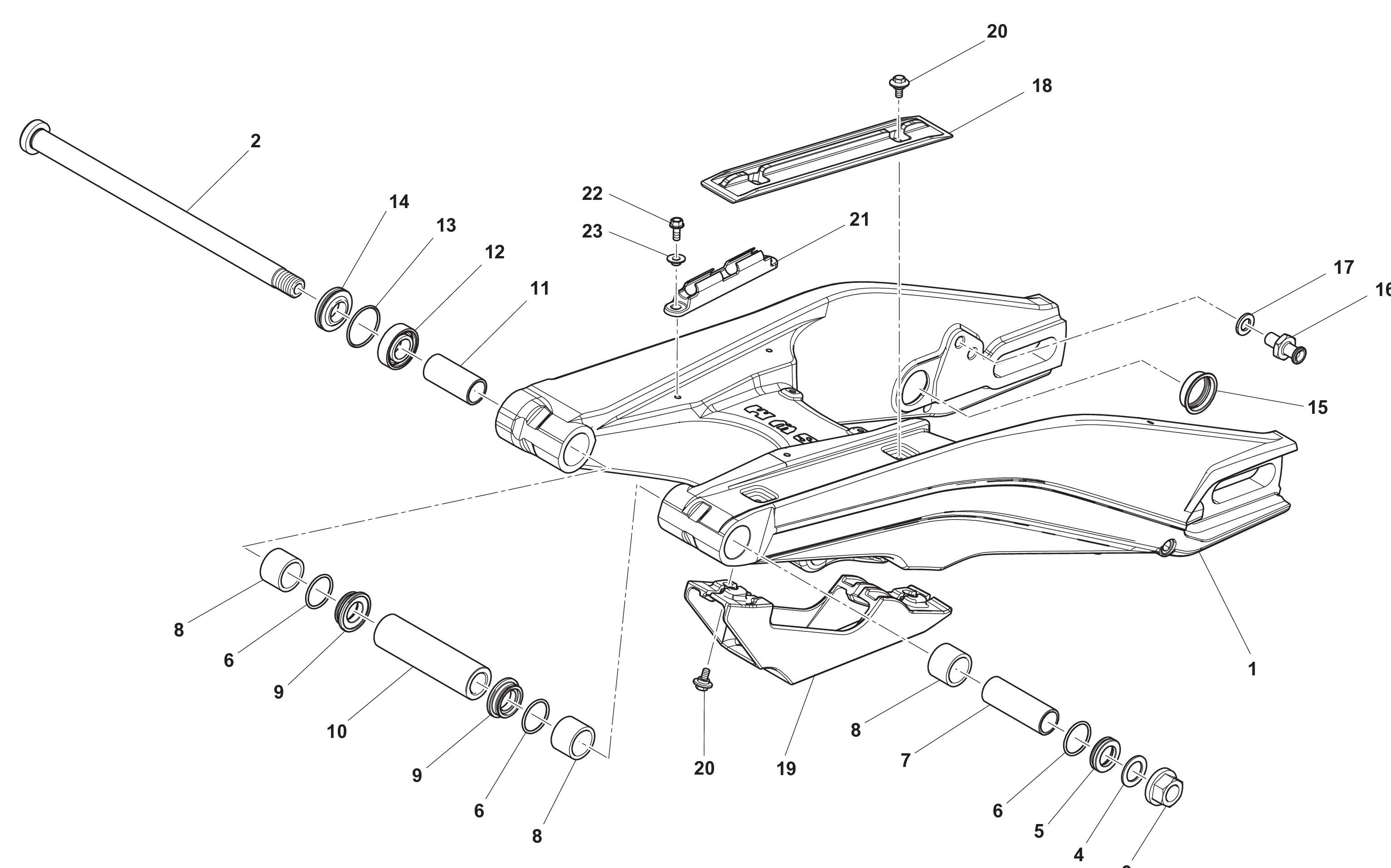 Hinterradschwinge Hinterradschwinge