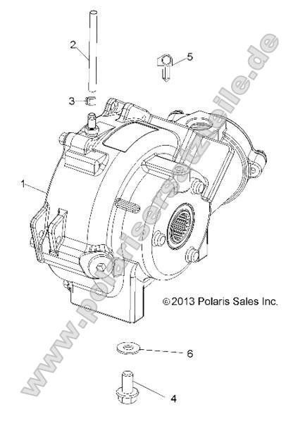 Drive Train, Front Gearcase Mounting