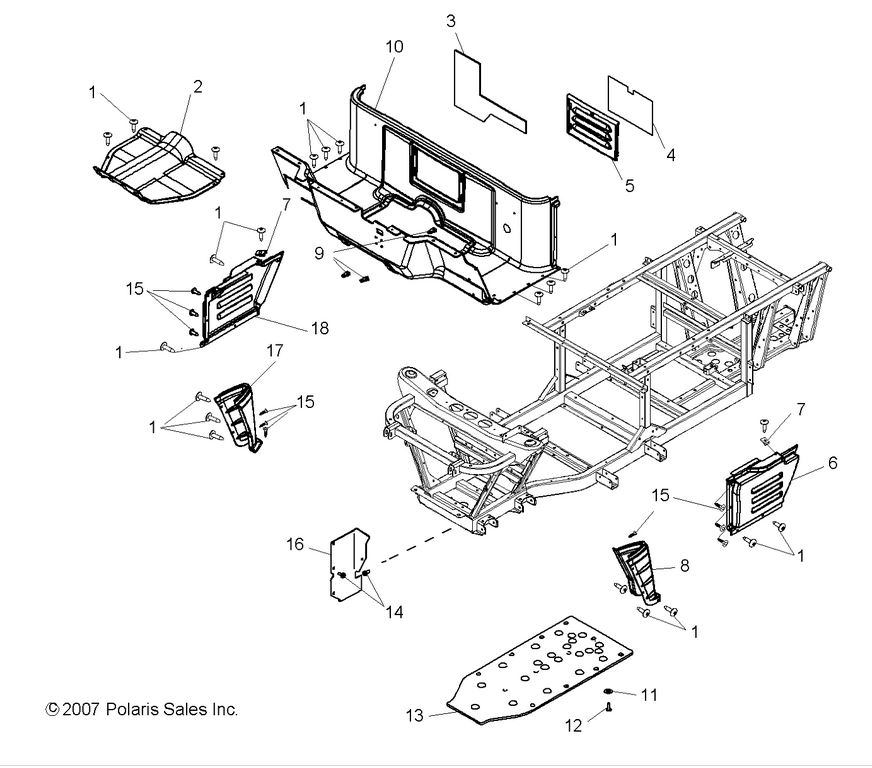 BODY, FLOOR AND FENDERS