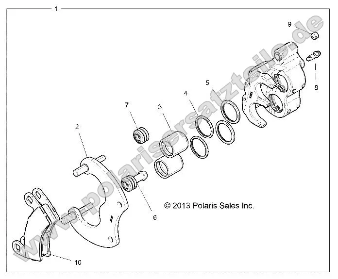 Brakes, Rear Caliper Brakes, Rear Caliper
