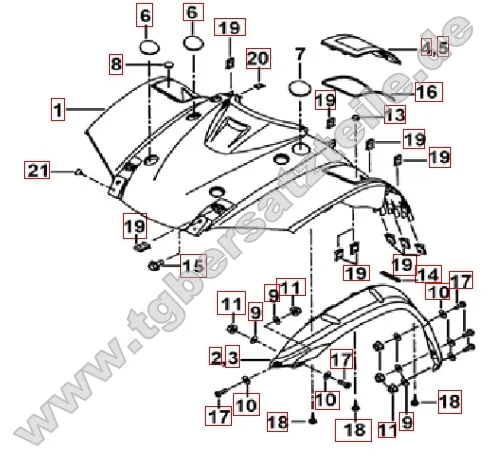Frontverkleidung Frontverkleidung