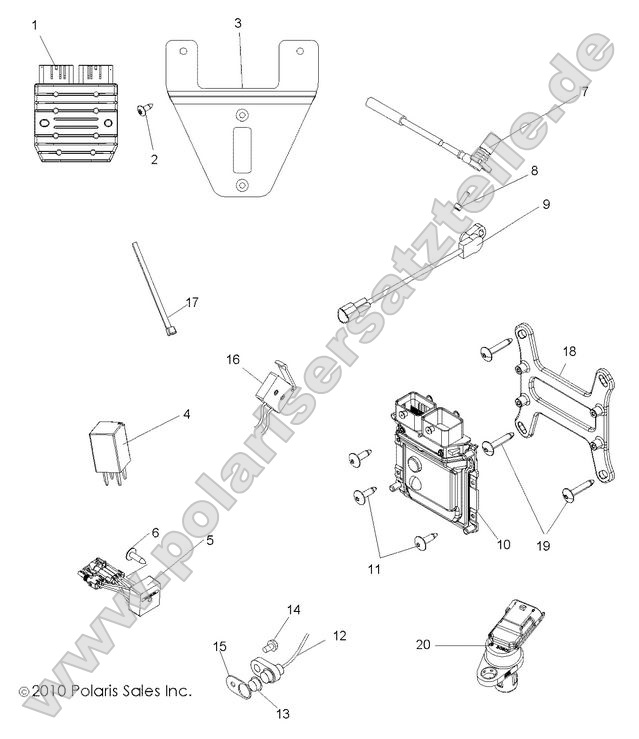 Electrical, Regulator, Relays, Sensors and ECU
