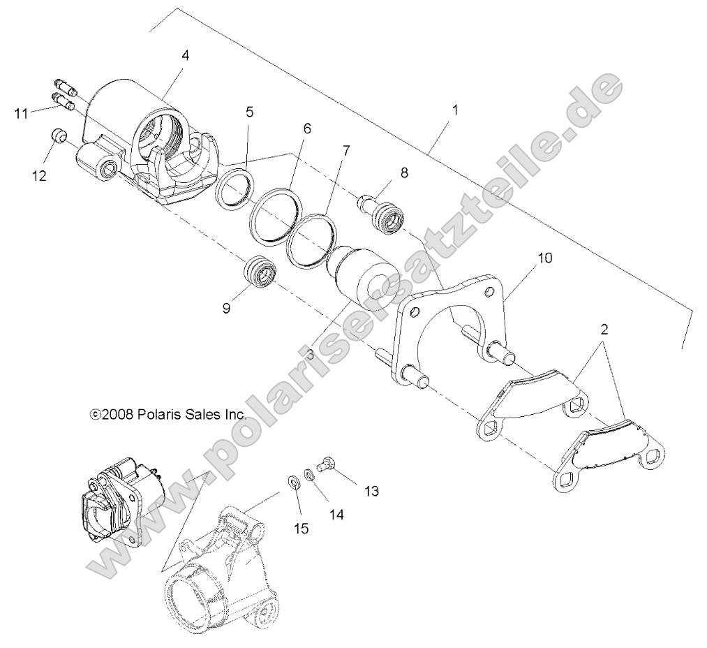 Brakes, Rear Caliper Brakes, Rear Caliper
