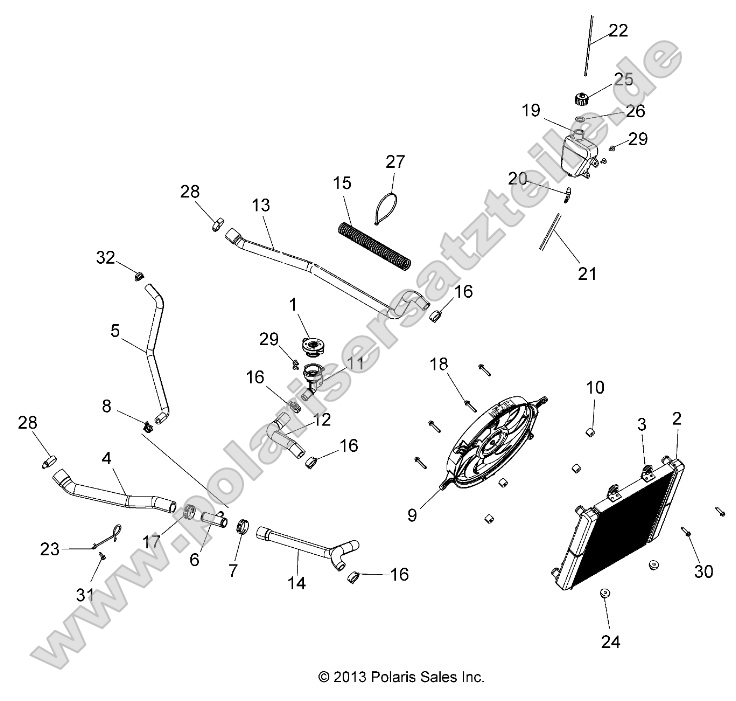 Engine, Cooling System Engine, Cooling System