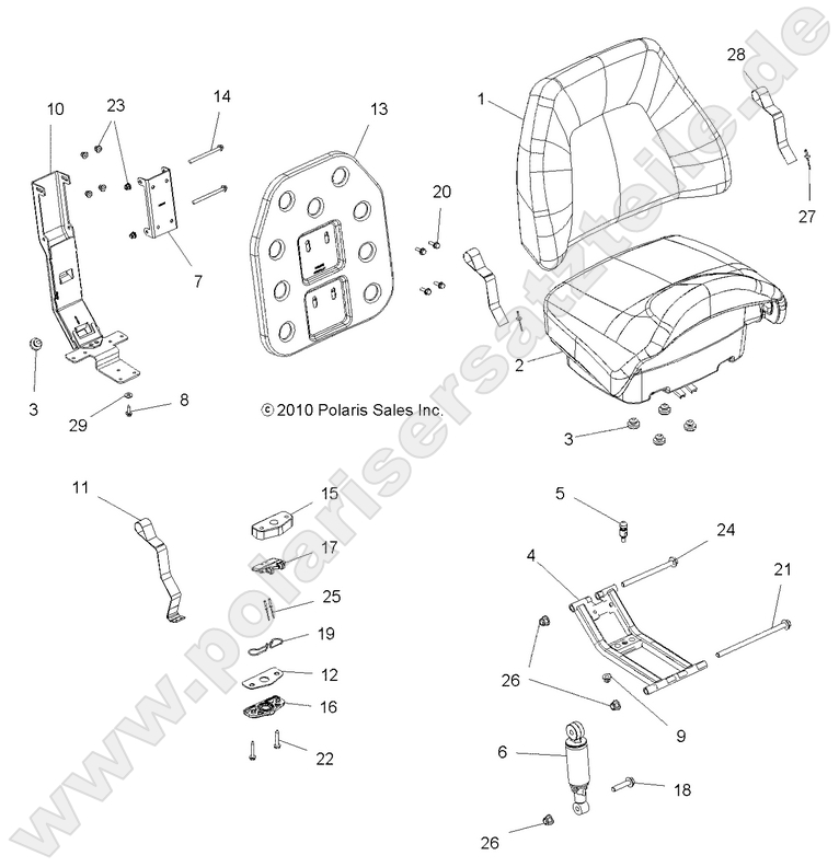 BODY, PASSENGER SEAT BOTTOM and SEAT BACK BODY, PASSENGER SEAT BOTTOM and SEAT BACK
