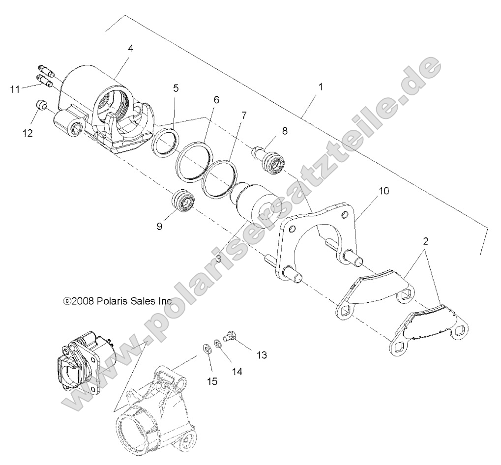 Brakes, Rear Caliper Brakes, Rear Caliper