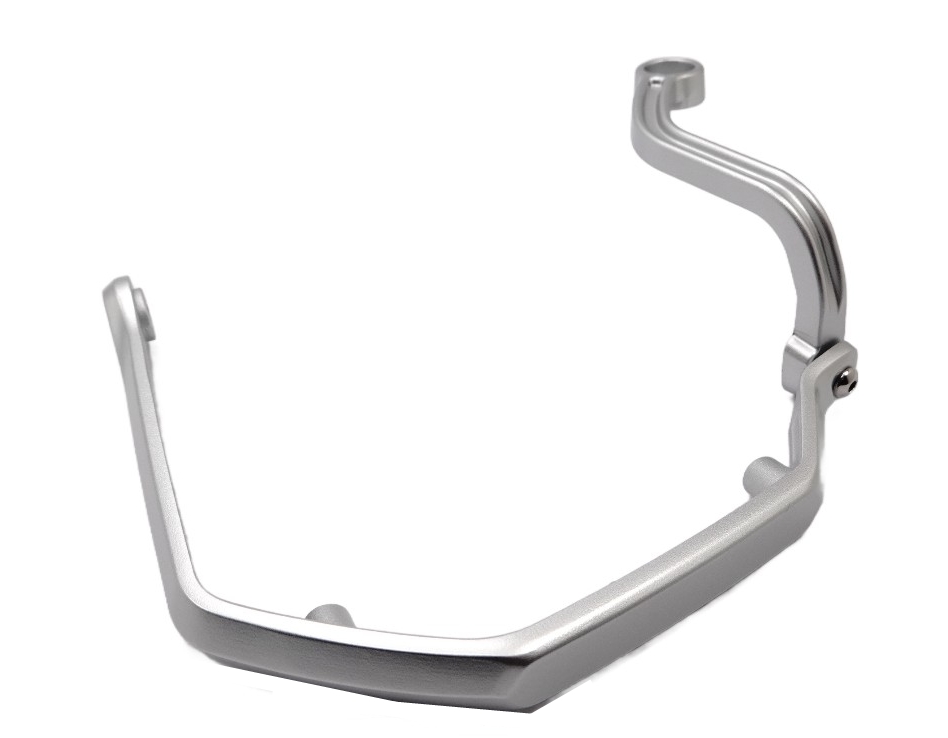 QJ Motor Aluminium Handschutzhalterung rechts silber - 65220P16014Z QJ Motor Aluminium Handschutzhalterung rechts silber - 65220P16014Z