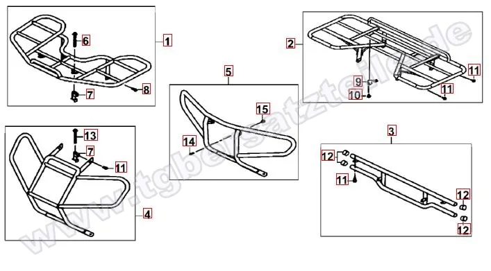 Gepäckträger vo. und hi.