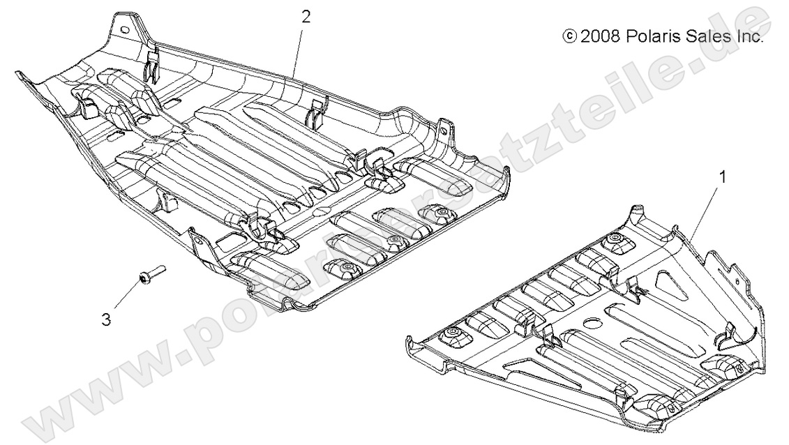 BODY, SKID PLATES BODY, SKID PLATES