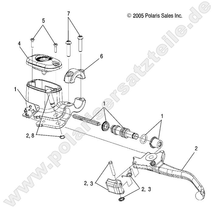 BRAKES, FRONT BRAKE LEVER and MASTER CYLINDER BRAKES, FRONT BRAKE LEVER and MASTER CYLINDER