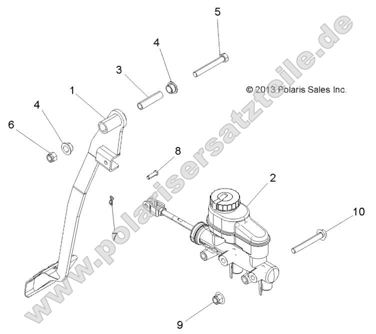 Breakes, Pedal and Master Cylinder
