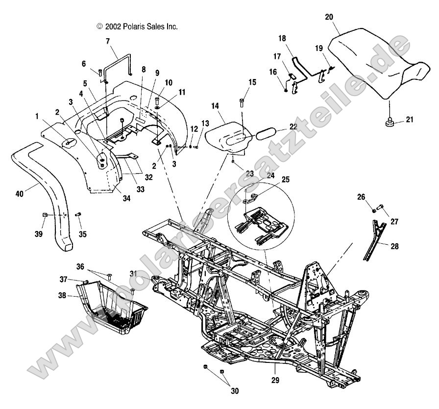 Rear Cab/Seat/Main Frame Rear Cab/Seat/Main Frame