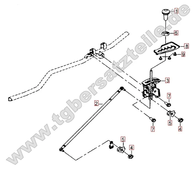Gangschalthebel Gangschalthebel