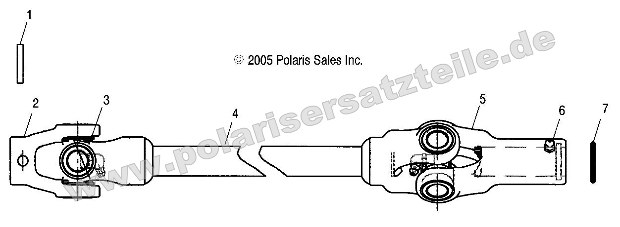 Drive Train, Front Prop Shaft