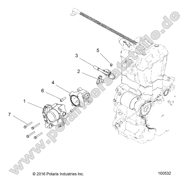 Engine, Throttle Body and Fuel Rail Engine, Throttle Body and Fuel Rail