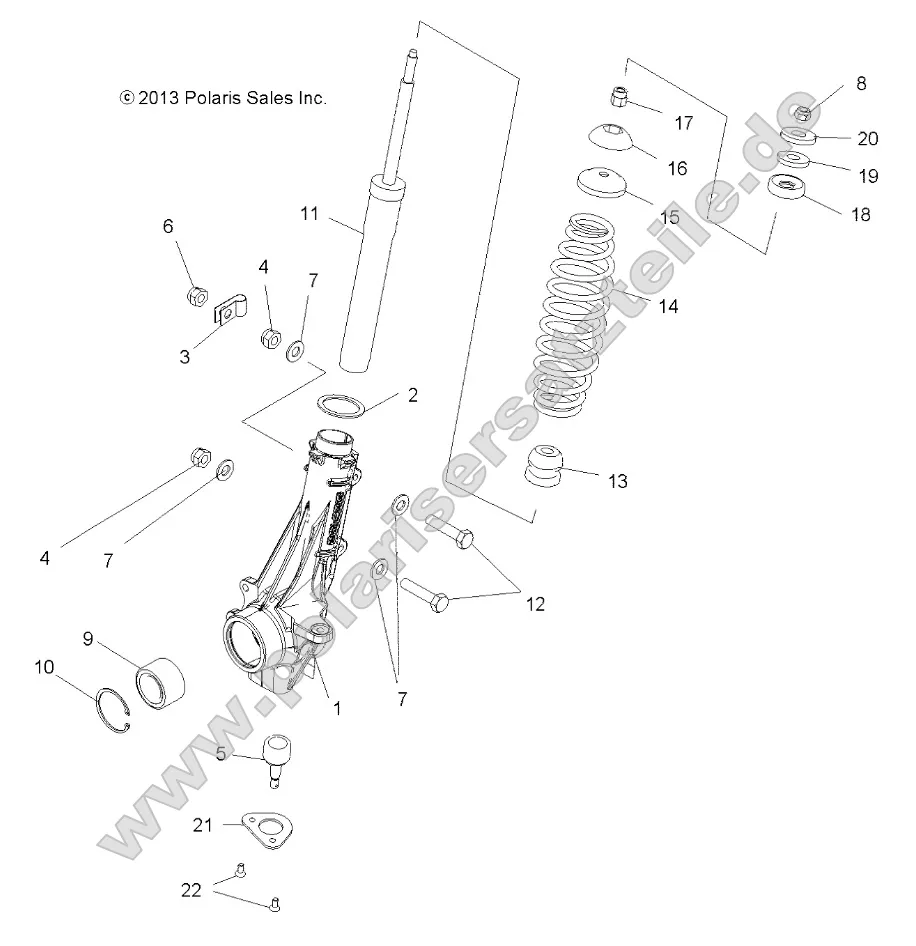 Suspension, Front Strut Suspension, Front Strut