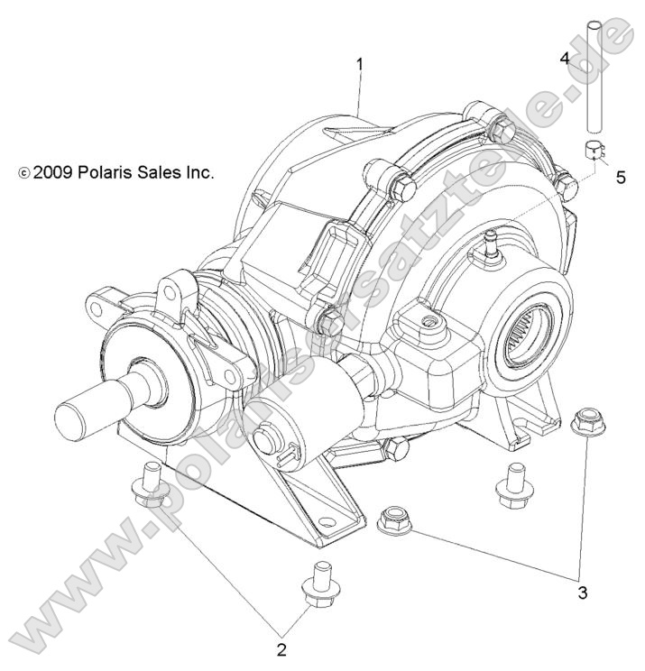 Drive Train, Rear Gearcase Mounting