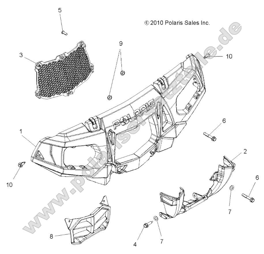 Body, Front Bumper and Mounting Body, Front Bumper and Mounting