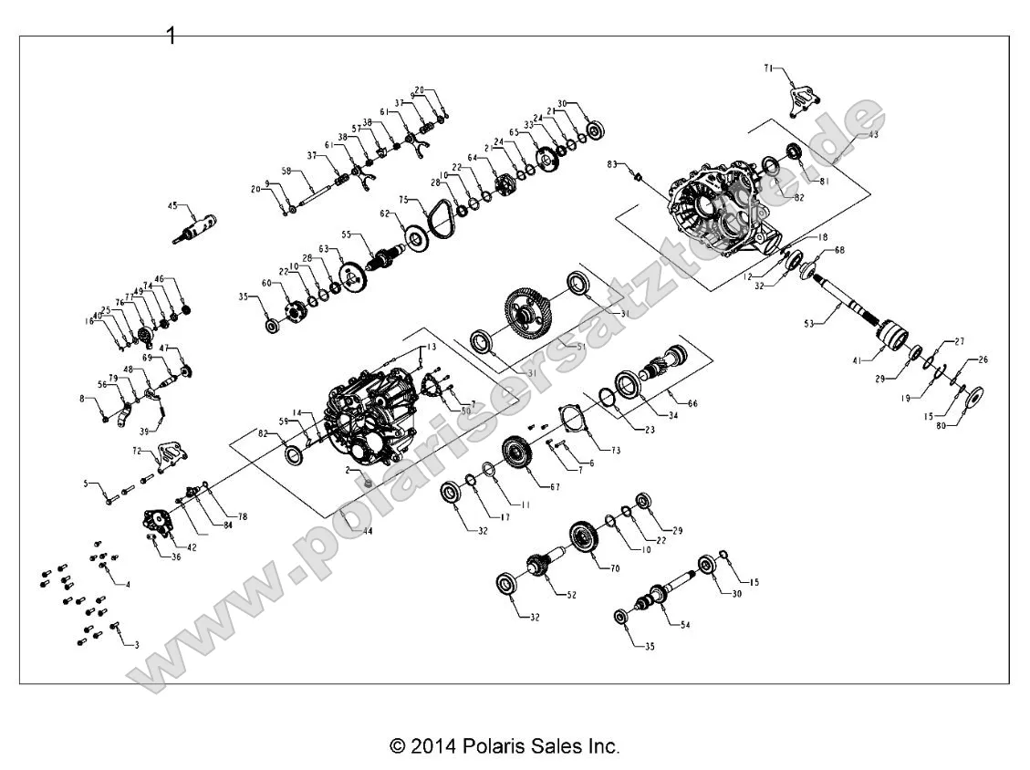 Drive Train, Main Gearcase Drive Train, Main Gearcase