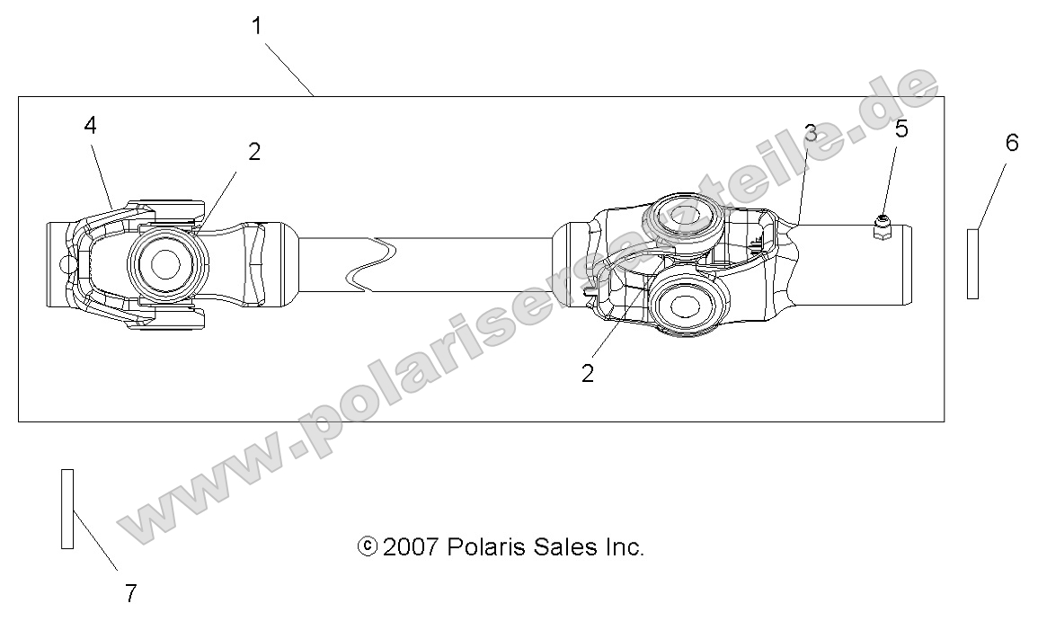 Drive Train, Front Prop Shaft