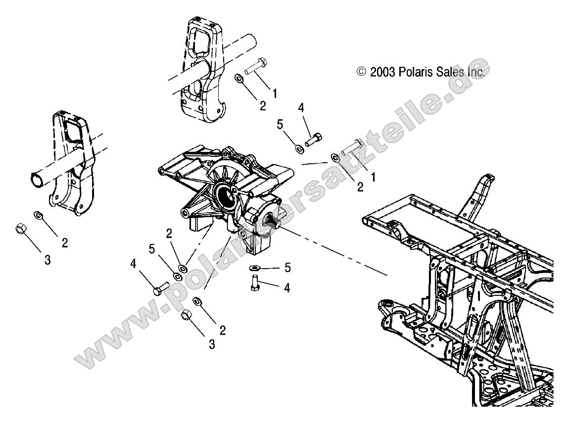 Rear Gearcase Mounting Rear Gearcase Mounting