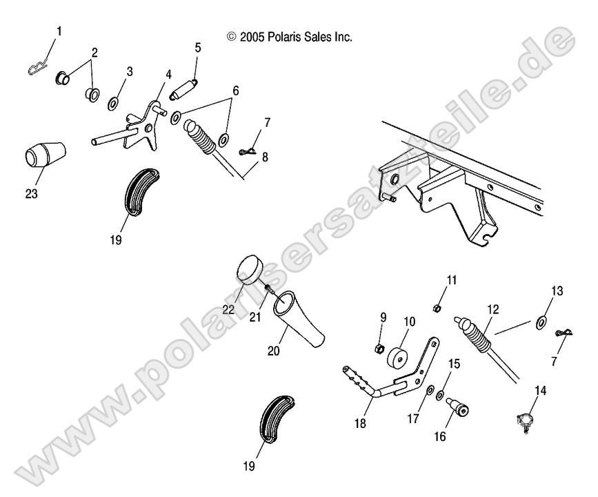 GEAR SELECTOR / DIFFERENTIAL LOCK